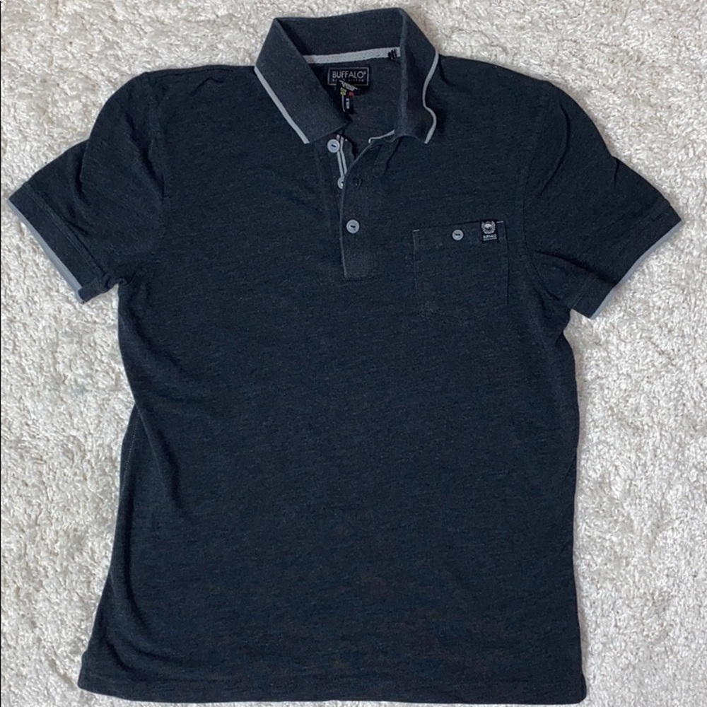 Buffalo Nicolo Gray Polo Shirt